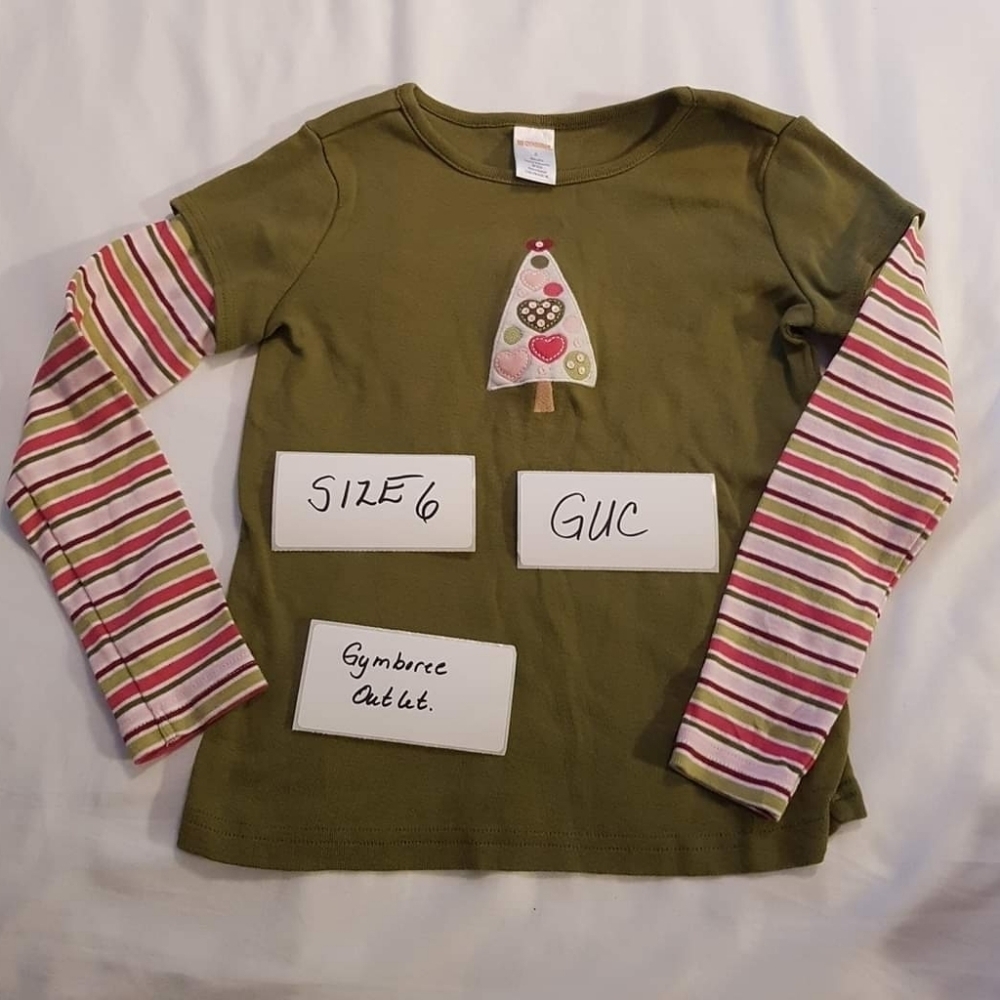 Gymboree long sleeved tree t-shirt size 6